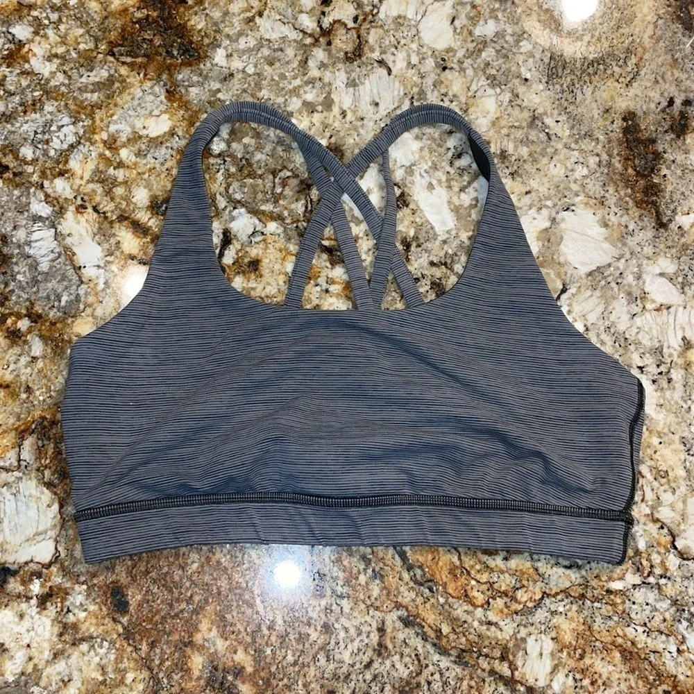Lululemon Energy Bra Wee Are From Space Women’s Size 10 Sage Dark Olive